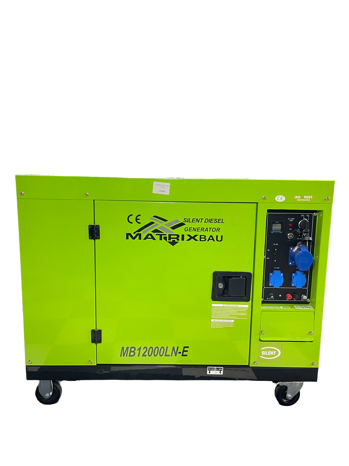Gjenerator Silent Dizel-Matrix Bau Mb12000LN Monofaz