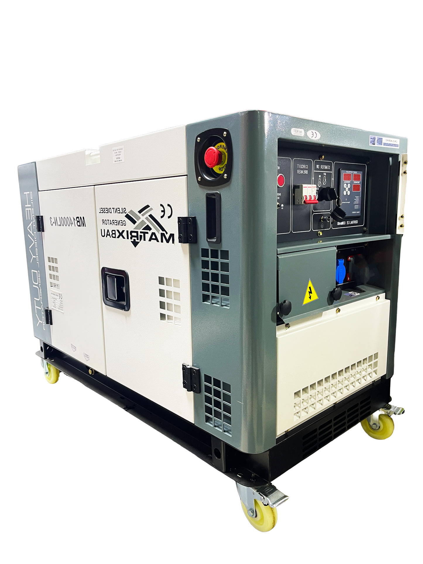 Gjenerator Industrial Silent Dizel-Matrix Bau Mb14000LN Monofaz