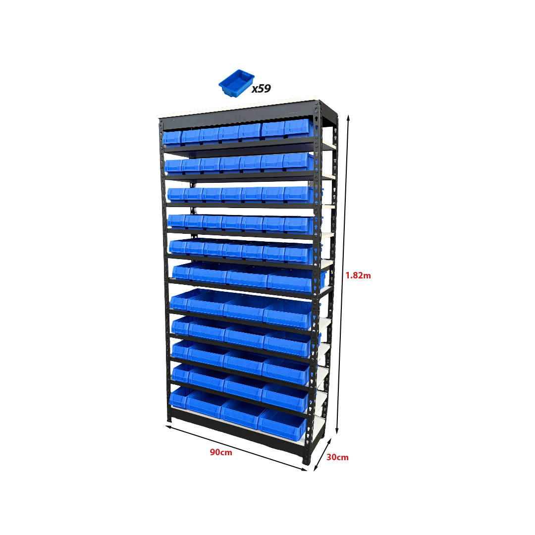 Raft Metalik Montues me 59 Kutia,12 Nivele,SY-3090-12