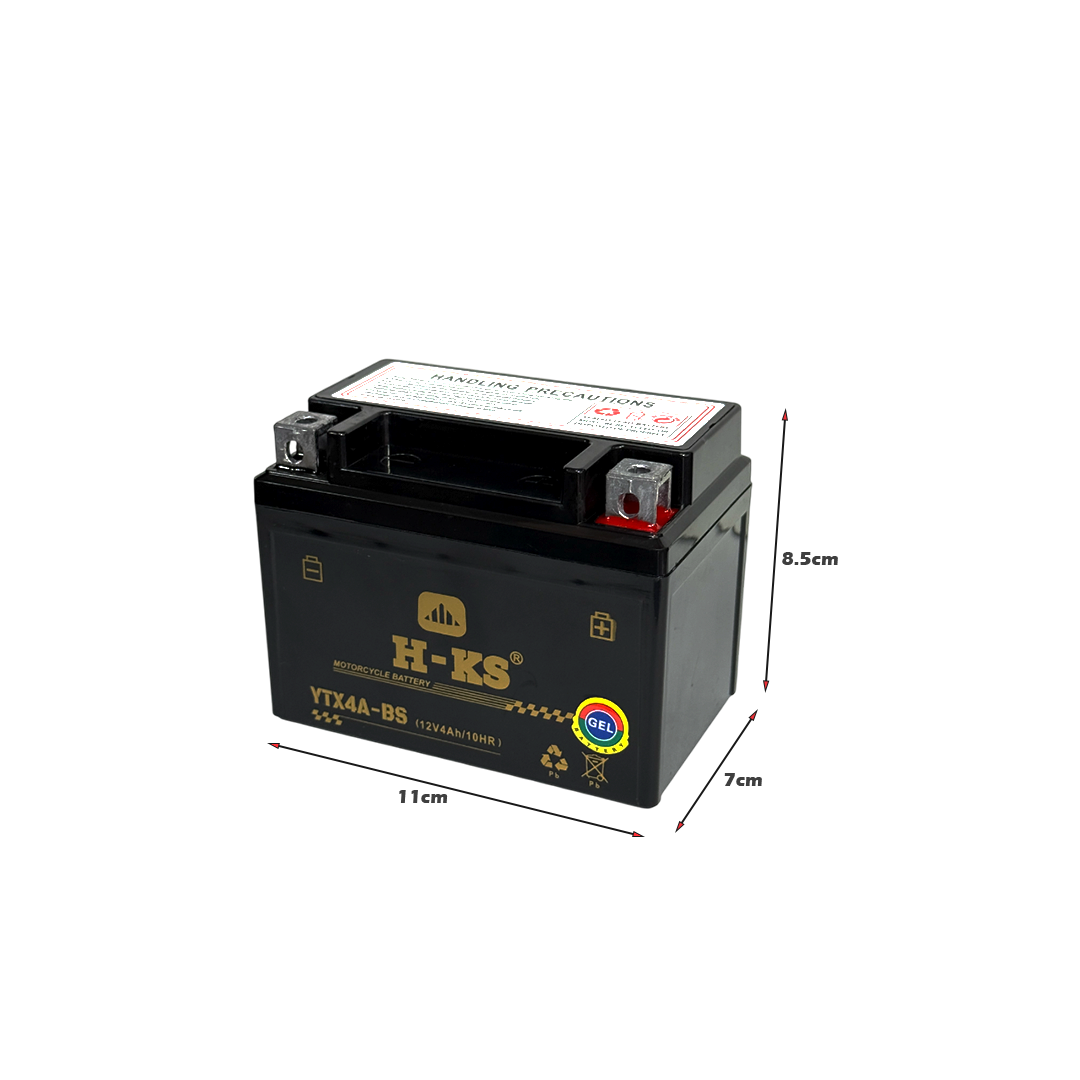 Bateri H-KS 12v/4ah - YTX4A-BS
