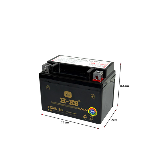 Bateri H-KS 12v/4ah - YTX4A-BS