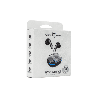 Kufje Bluetooth HYPERBEAT-B White Shark