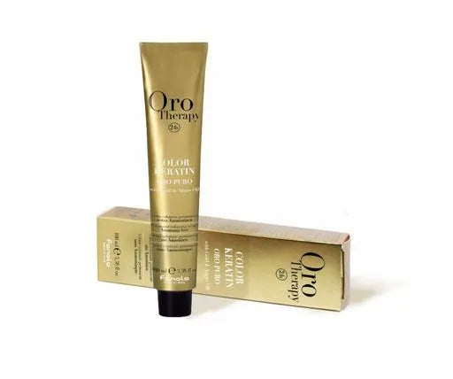 Ngjyrë për flokë Fanola Oro Therapy, 7/34, 100 ml + Hidrogjen 150ml gratis