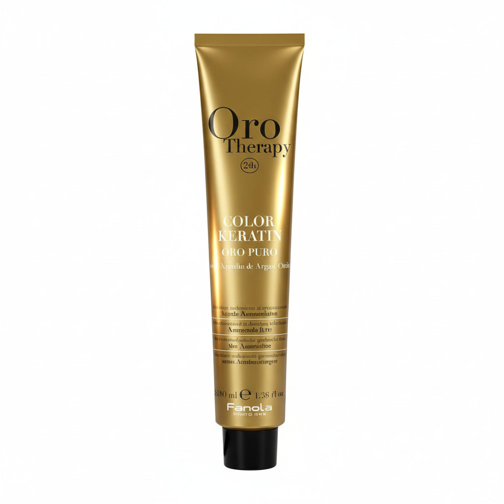 Ngjyrë për flokë Fanola Oro Therapy, 9/0, 100 ml + Hidrogjen 150ml gratis