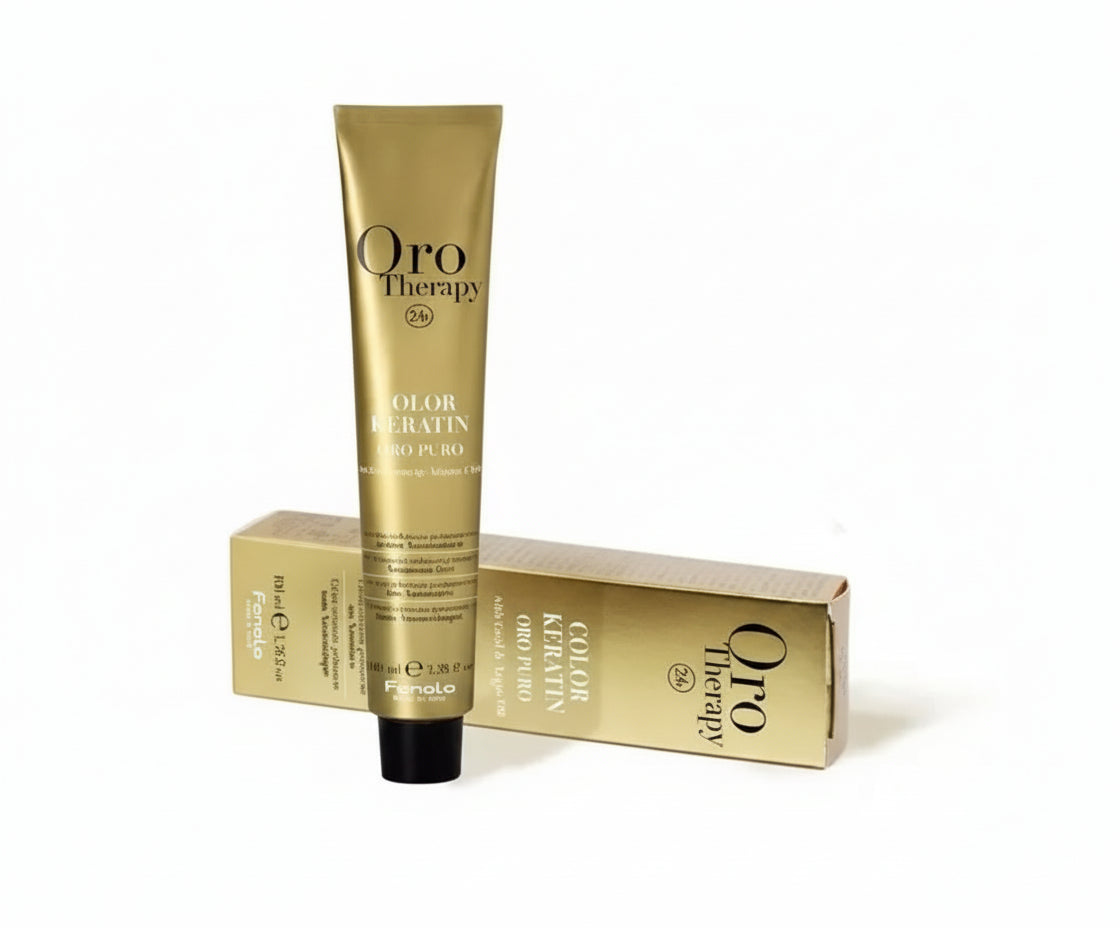 Ngjyrë për flokë Oro Therapy, 1/0 e zezë, 100 ml + Hidrogjen 150ml gratis