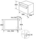 Furrë kompakte Amica AMMB44E2GCB X-TYPE