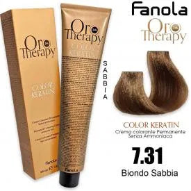 Ngjyrë për flokë Fanola Oro Therapy, 7/31, 100 ml + Hidrogjen 150ml gratis