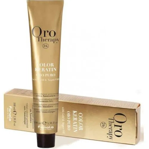 Ngjyrë për flokë Fanola Oro Therapy, 9/1, 100 ml + Hidrogjen 150ml gratis