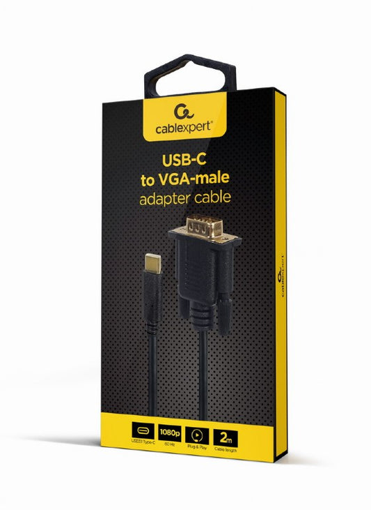 Konvertor USB-C to VGA (A-CM-VGAM-01)