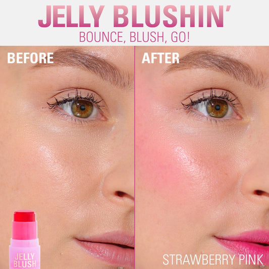 Revolution - Jelly Lip &amp; Cheek Tint Jelly Blush - Strawberry Pink