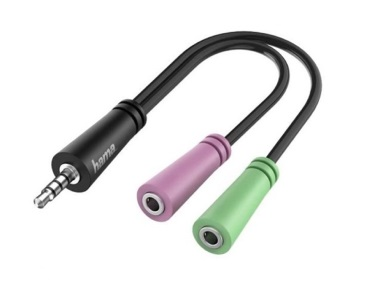 Kabllo konvertuese 3.5mm, 2X 3.5mm 
200352