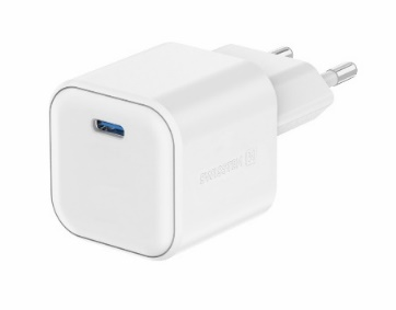SWISSTEN GaN 1x USB-C 20W POWER DELIVERY Charger, White