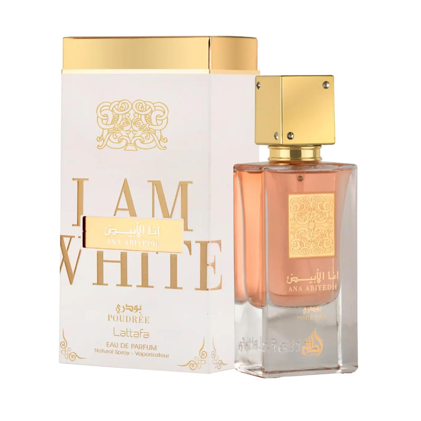 Lattafa Ana Abiyedh Poudree EDP Spray - 100ml