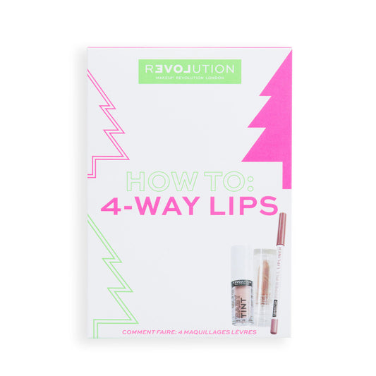 Revolution How To: 4-Way Lips Makeup Gift