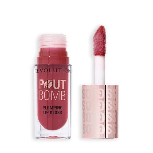 Revolution - Plumping Lip Gloss Pout Bomb - Mauve Pink