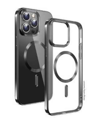 SWISSTEN CLEAR JELLY MAGSTICK CASE FOR APPLE IPHONE 16 PRO MAX
 Black
