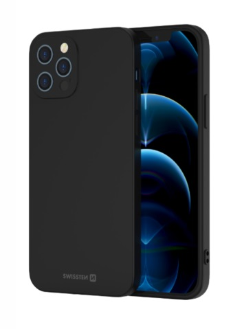 SWISSTEN SOFT JOY CASE FOR APPLE IPHONE 15 PLUS
 BLACK