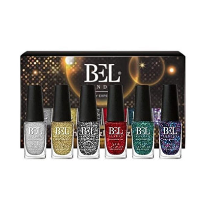 BEL London Razzle Dazzle Nail Set - 6 Pack Nail Polish Set