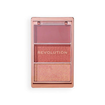 Revolution - Icon Blush Blush Palette - Aura Points Rose