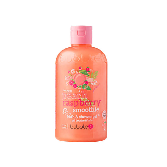 Bubble T Peach &amp; Raspberry Bath &amp; Shower Gel 500ml