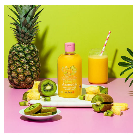 Bubble T Bath &amp; Shower Gel Pineapple &amp; Kiwi 500ml