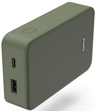 Power Bank Hama "Colour 20", 20000mAh, 2 dalje: USB-C, USB-A, Jeshile
201716