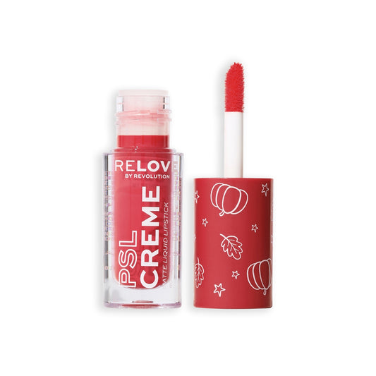 Revolution Relove *Pumpkin Spice* - Matte Liquid Lipstick PSL Creme - Mocha Berry