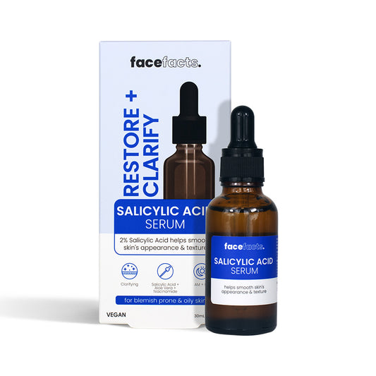 Face Facts Restore &amp; Clarify Salicylic Acid Serum - 30ml