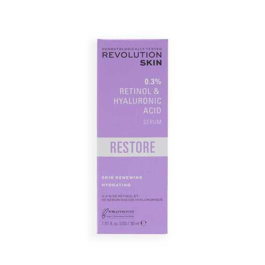 Revolution Skincare Serum Restore 0.3% Retinol with Vitamins and Hyaluronic Acid