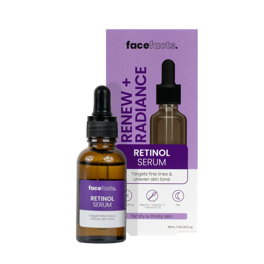 Face Facts Renew &amp; Radiance Retinol Serum - 30ml