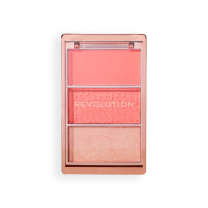 Revolution - Icon Blush Blush Palette - Authentic Peach