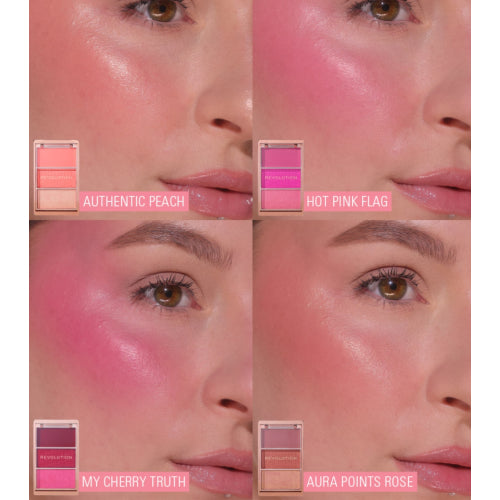 Revolution - Icon Blush Blush Palette - Authentic Peach