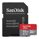 SanDisk Ultra microSDHC'' UHS-I Card with Adapter