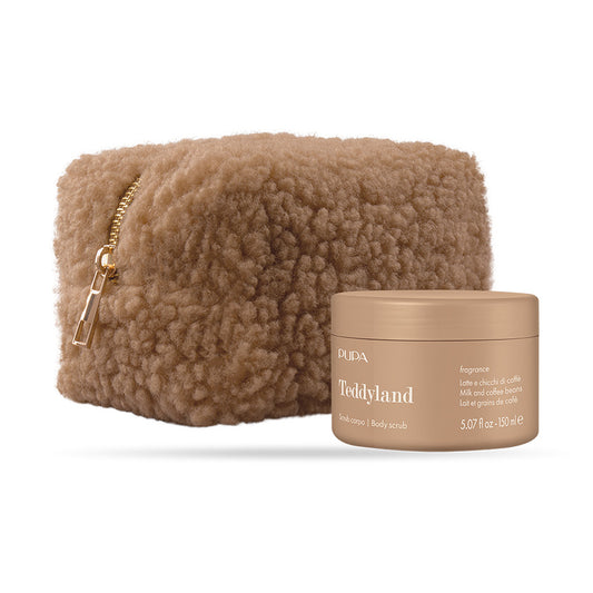 Pupa Milano Teddyland Body Scrub Set – Milk and Coffee Beans