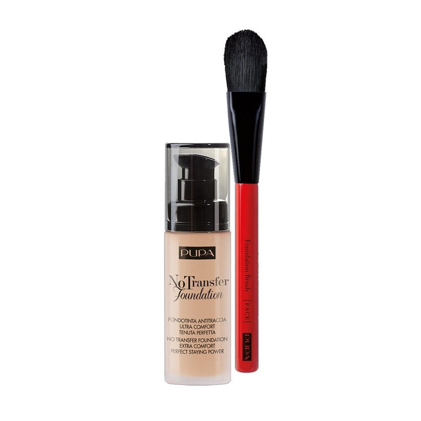 Pupa Kit No Transfer Foundation + Brush 001