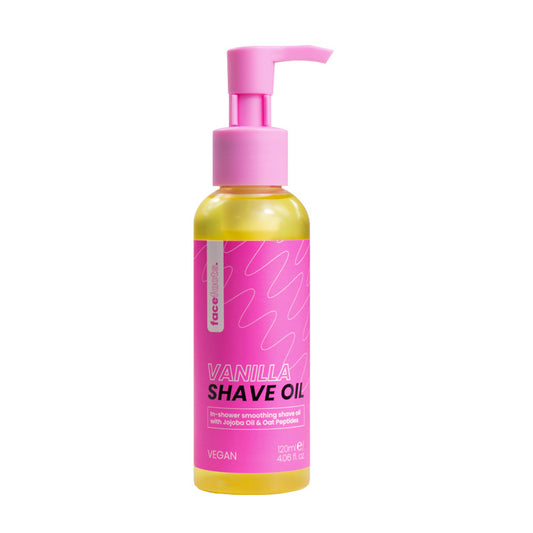 Face Facts Shave Prep Vanilla Shave Oil - 120ml