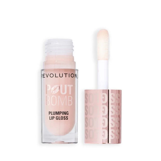 Revolution - Plumping Lip Gloss Pout Bomb - Milky Sheer Holo