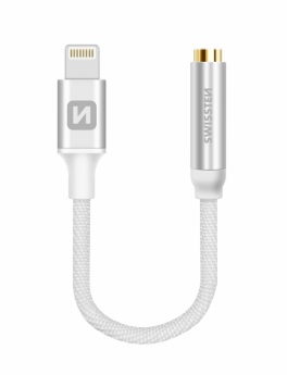 SWISSTEN AUDIO ADAPTER 3.5MM/LIGHTNING, 0.15M, E BARDHE