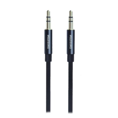 SWISSTEN AUDIO AUX (TEKSTILE) 3.5mm (mashkull) - 3.5mm  (mashkull), 1.5m, E ZEZE