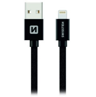 SWISSTEN KABLLO TEXTIL USB-C / LIGHTNING,3.0 M, E ZEZE