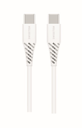 SWISSTEN KABLLO, TPE USB-C/USB-C, PD, 5A, (100W), 1,5 M, E BARDHË