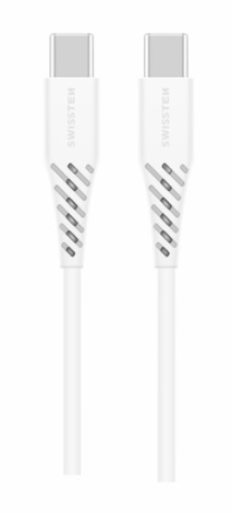 SWISSTEN KABLLO,TPE USB-C/USB-C Power Delivery, 5A (100W) 2,5 M E BARDHË