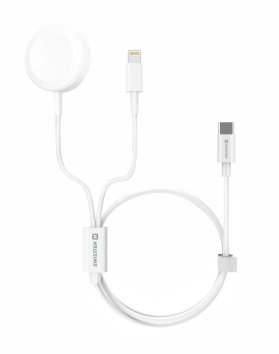 SWISSTEN  KARKUES 2 në 1 APPLE WATCH dhe LIGHTNING, USB-C 1.2 M