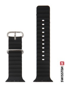 SWISSTEN RRIP Marine PËR ORË APPLE  WATCH 42 / 44 / 45 / 49 mm I ZI