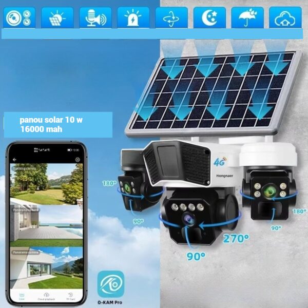 Kamere Solare Tri Kamera (Lense) 4G 12.0MP TL3