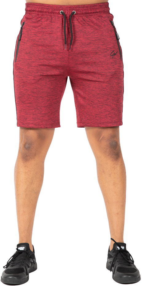 Wenden Track Shorts - Burgundy/Red