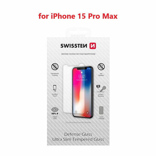 XHAM MBROJTËS SWISSTEN 2.5D PER APPLE IPHONE 15 PRO MAX