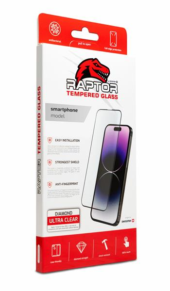 XHAM MBROJTËS SWISSTEN RAPTOR ULTRA CLEAR 3D PER APPLE IPHONE 15 PRO